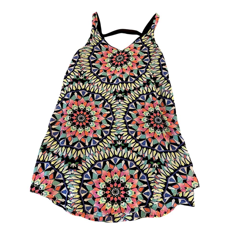 Y2K Neon Tribal Print Mini Dress – Xhilaration – Size Small